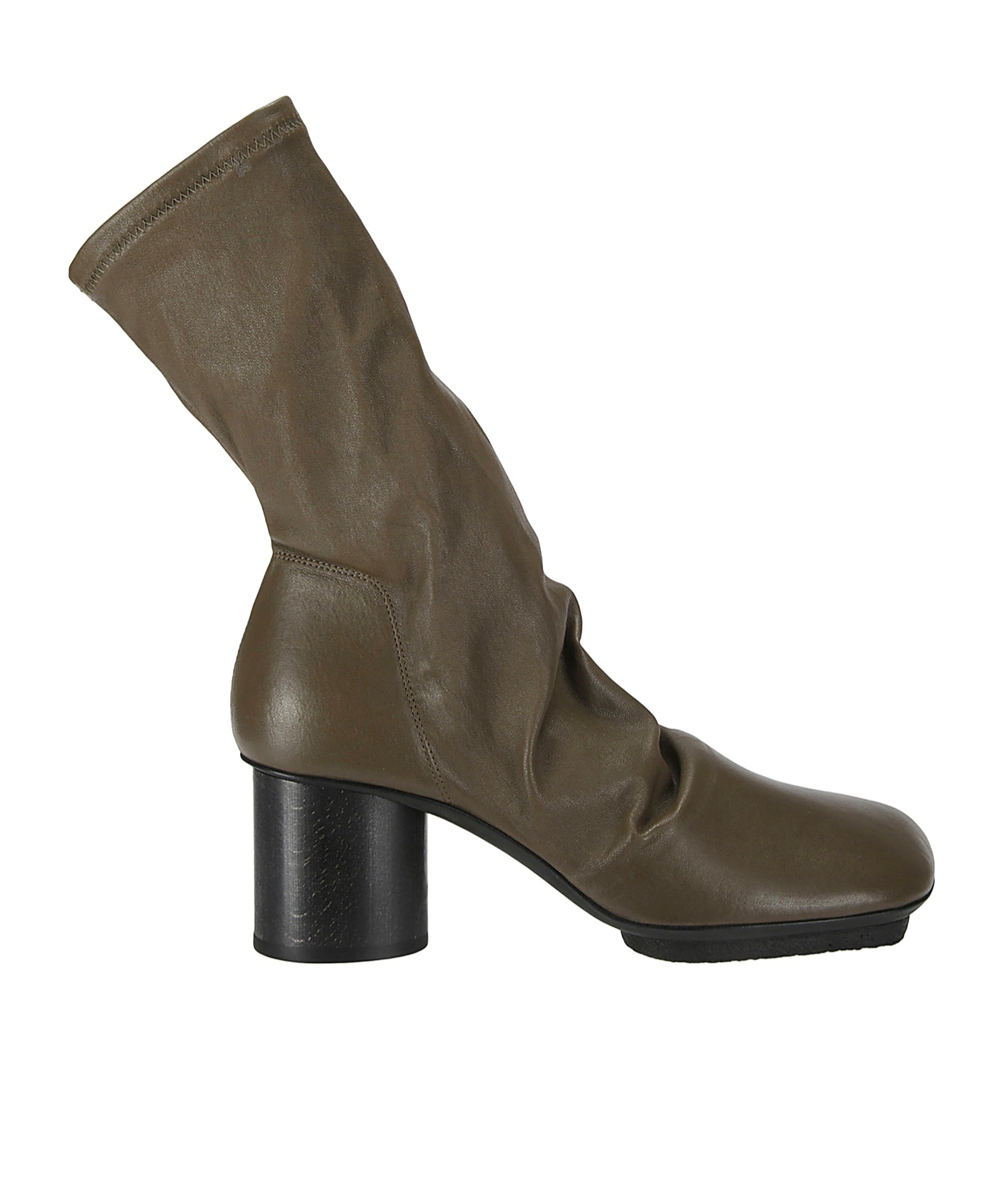 Uma Wang High-heeled Ankle Boots In Brown