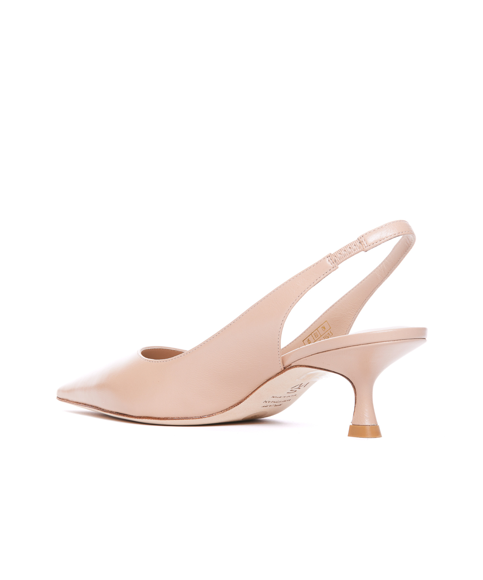 Stuart Weitzman Naomi 50 Slingback Pumps In Nude