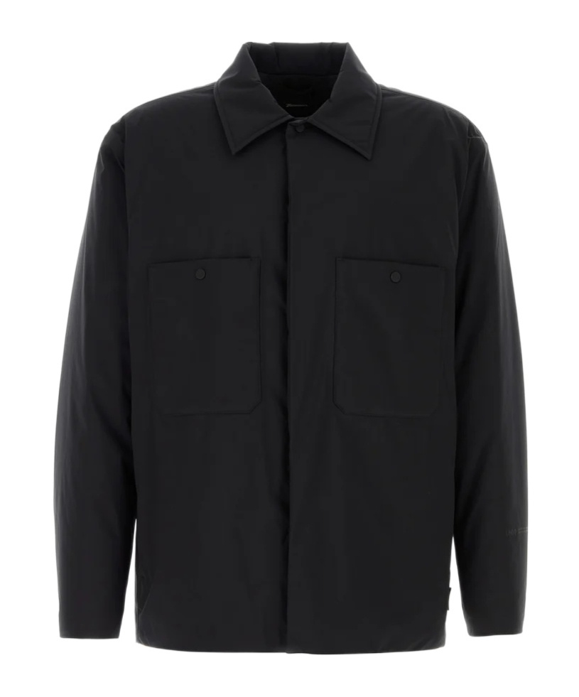 Herno Short Cotton Jacket In Black