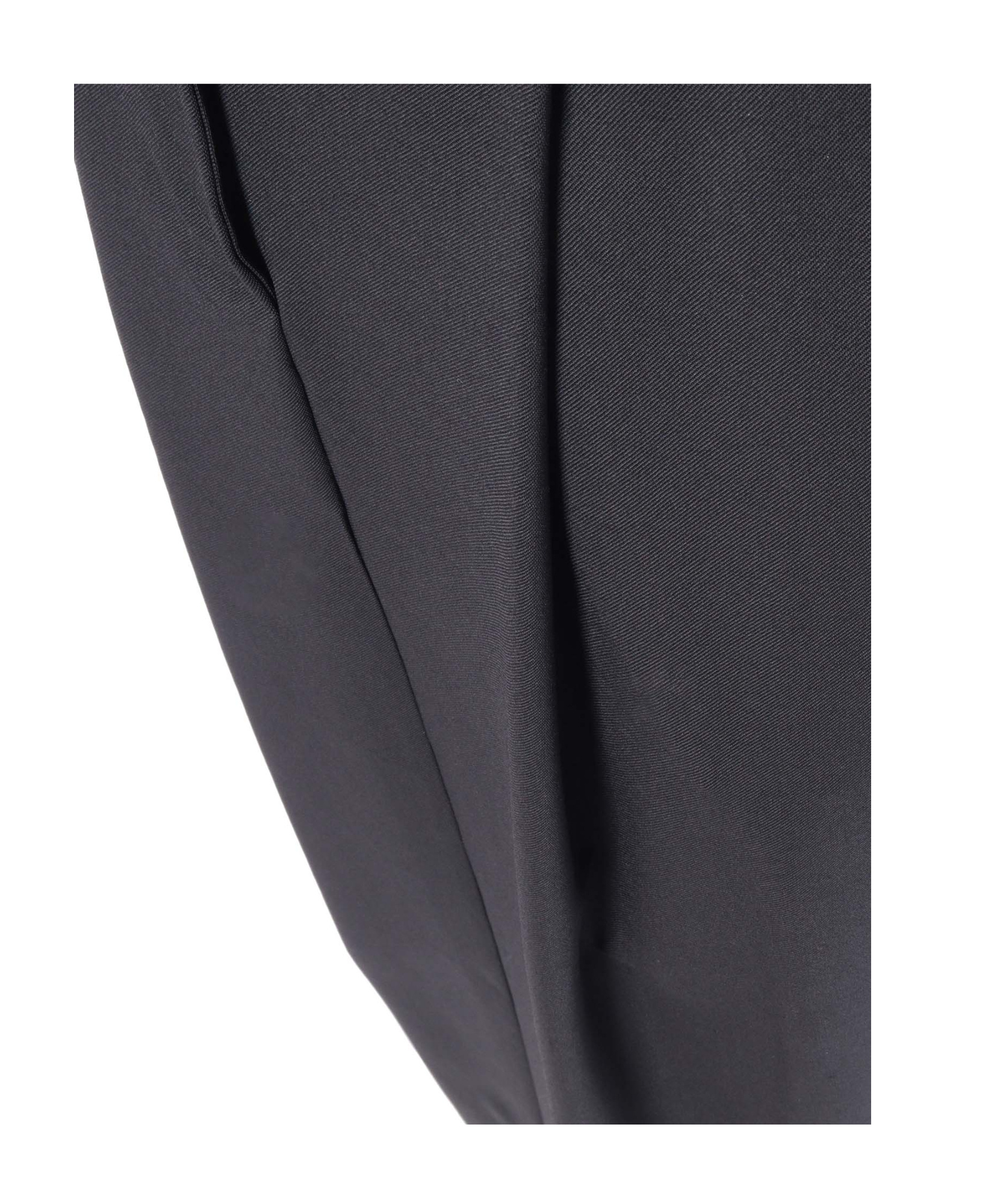 P.a.r.o.s.h Black Pants With Wide Leg And Elastic Rear Waist In Tech Fabric Woman In Black