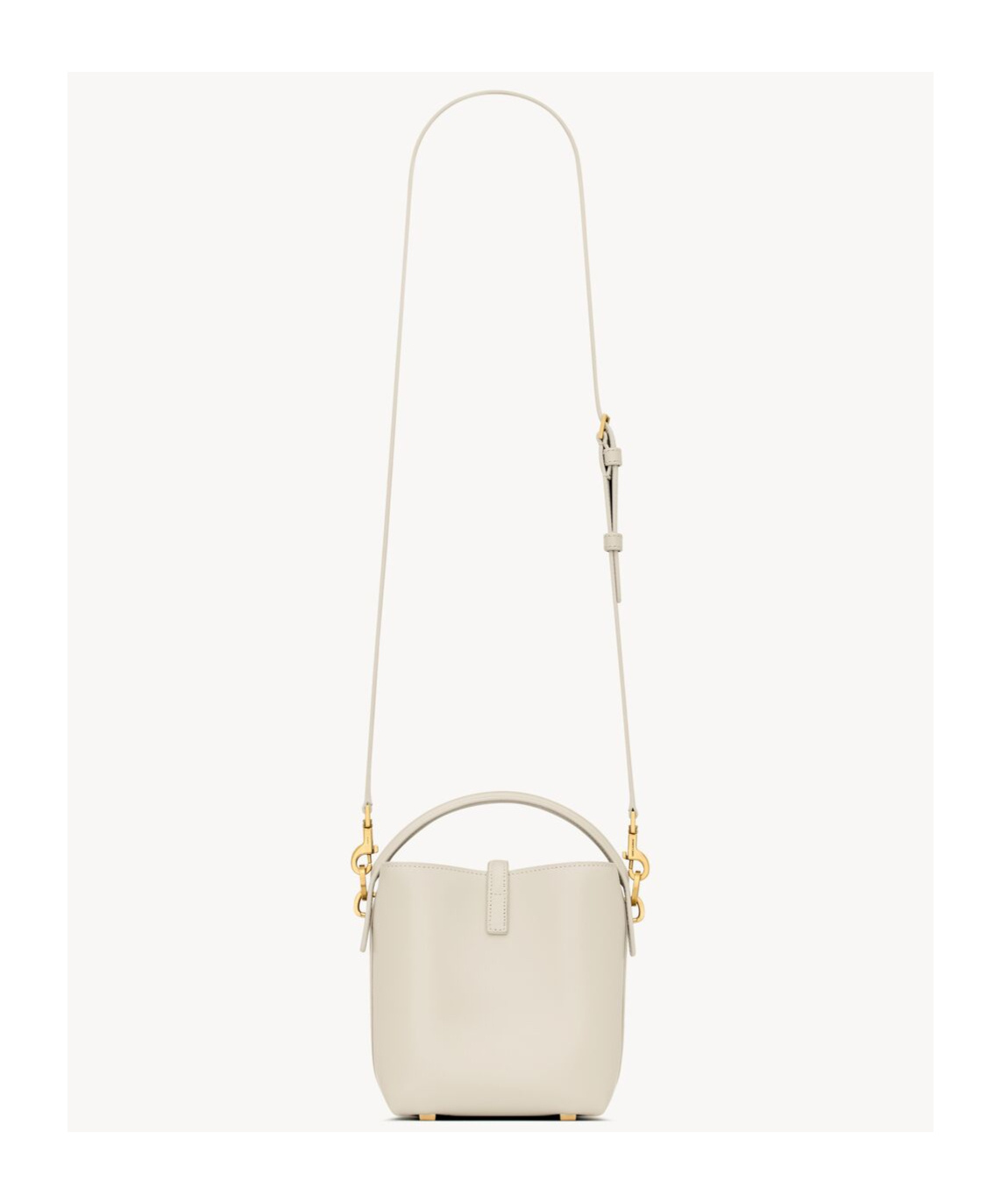 Saint Laurent Mini Le 37 Tote Bag In Nude