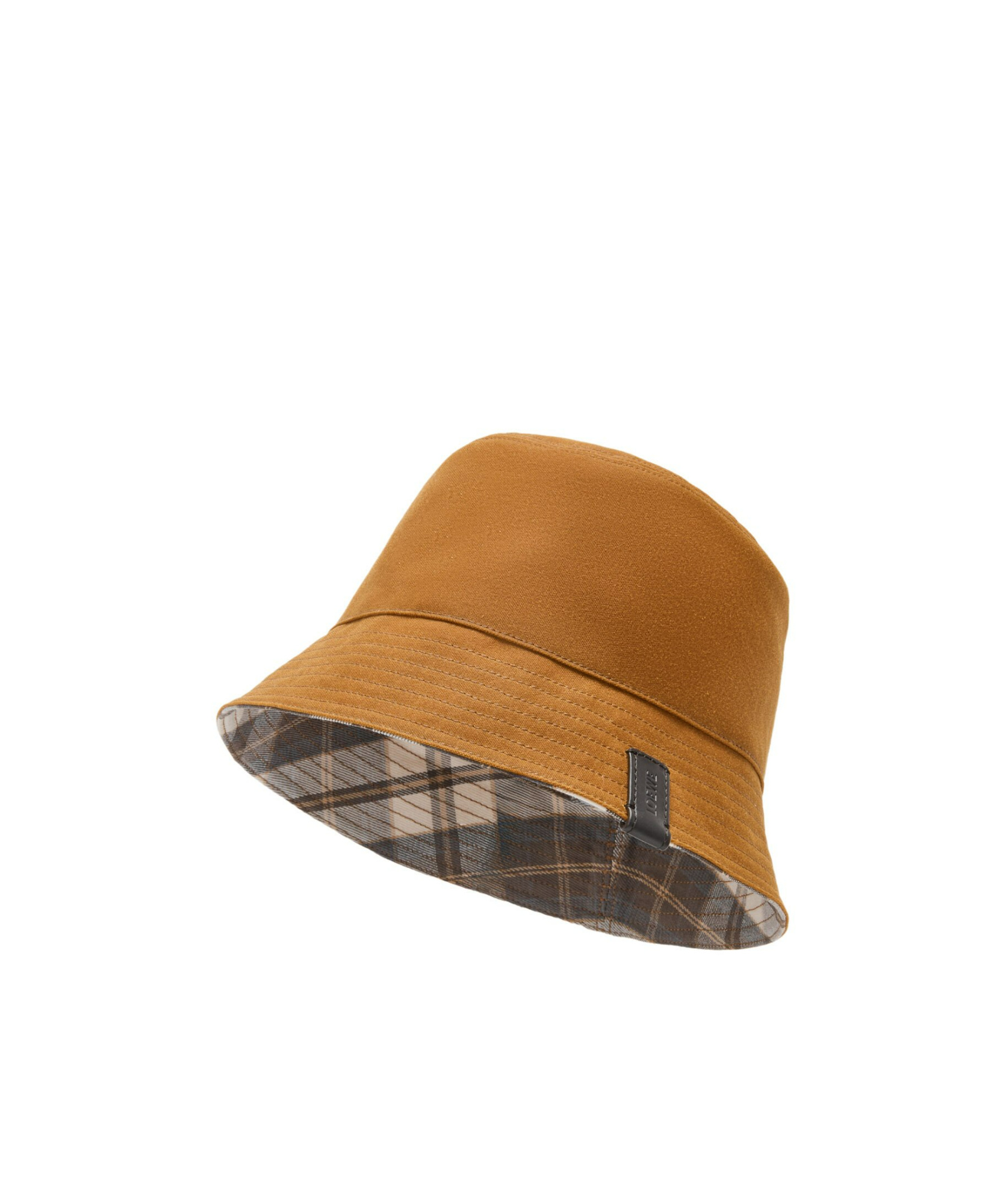 Loewe Stitching Detail Fisherman Hat In Brown