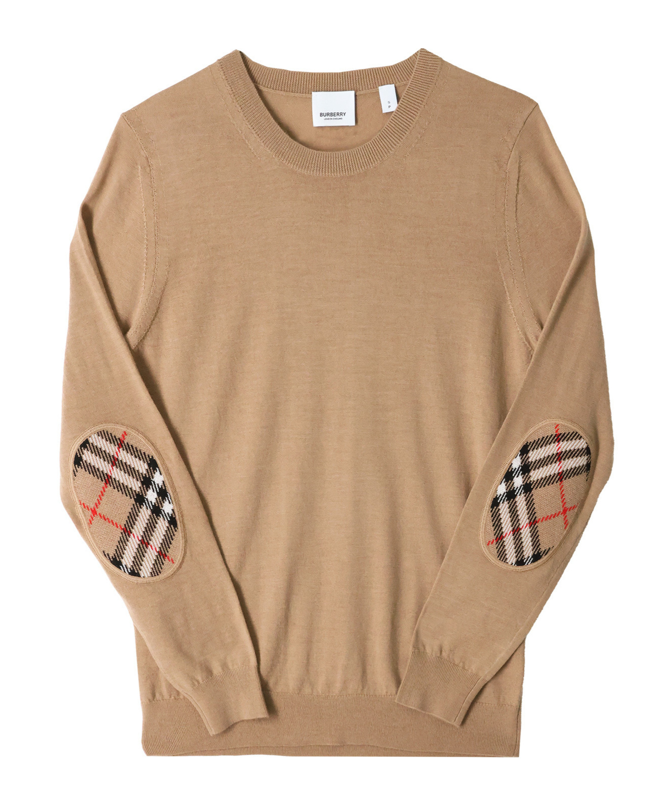 Burberry Sweater With Drop Shoulder Sleeves In Brown