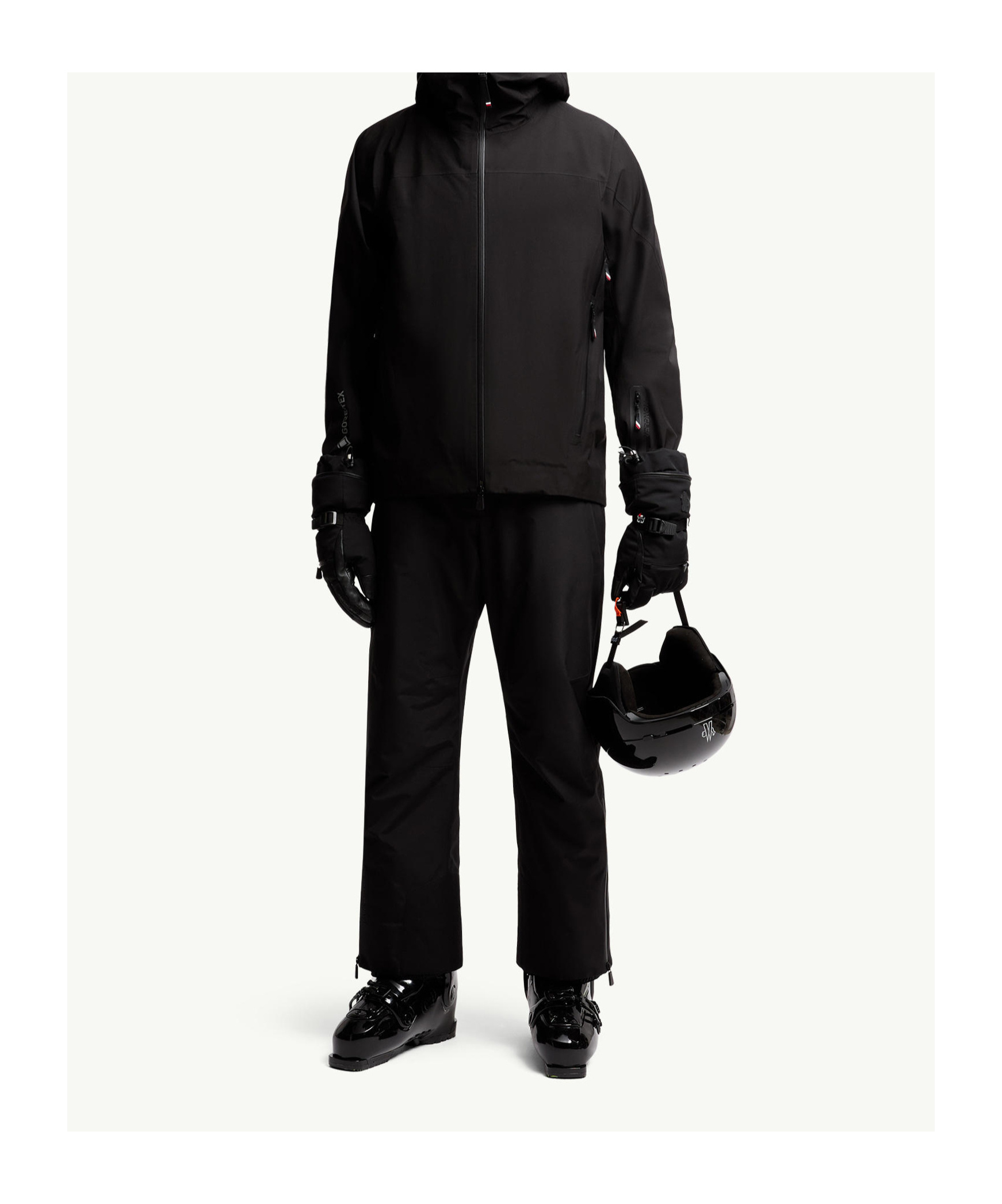 Moncler Hinterburgs Hooded Gore-tex Ski Jacket In Black