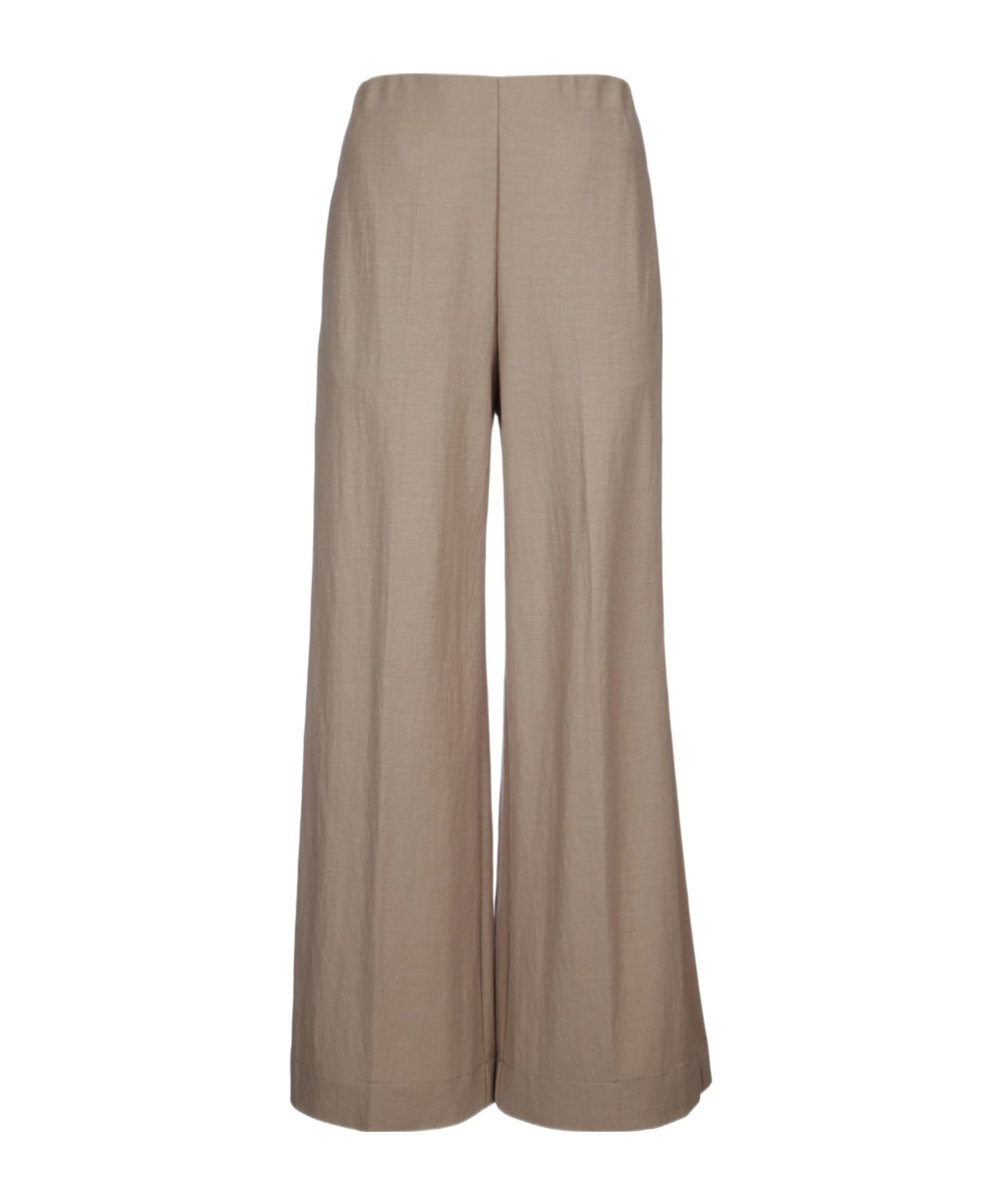 Harris Wharf London Women Flared Trousers Rayon In Nude