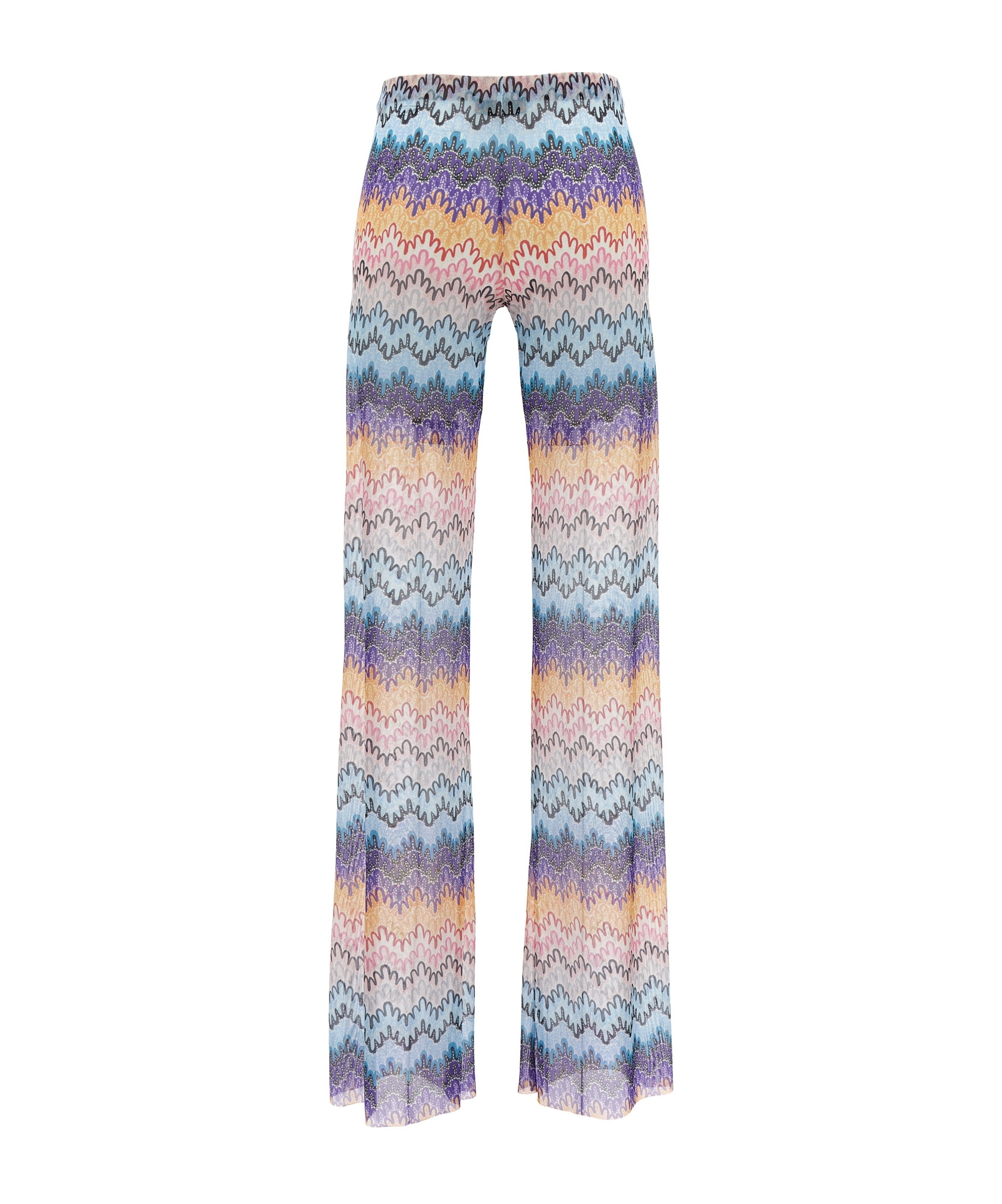 Missoni Wide-leg Trousers In All-over Print