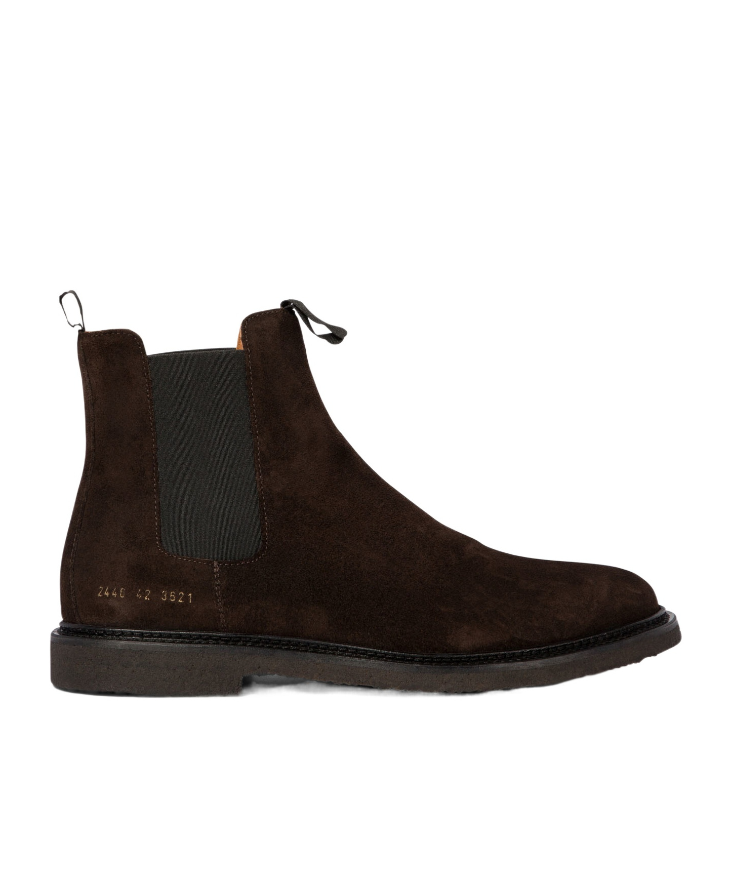 Common Projects Chelsea Classic Ankle Boots In Black Suede In Black