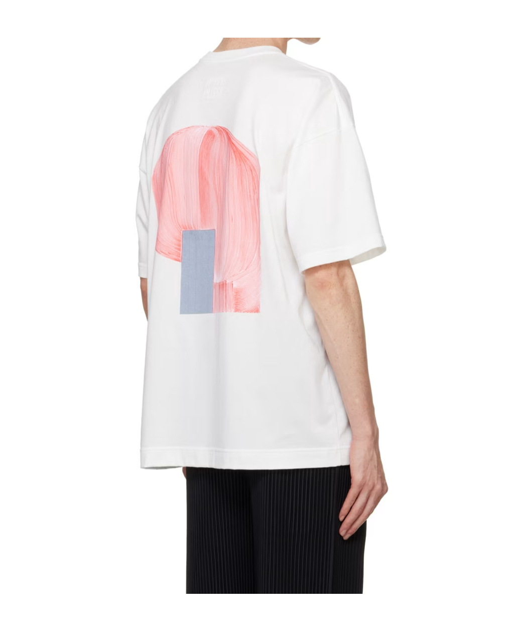 Issey Miyake Pattern Printed T-shirt In White