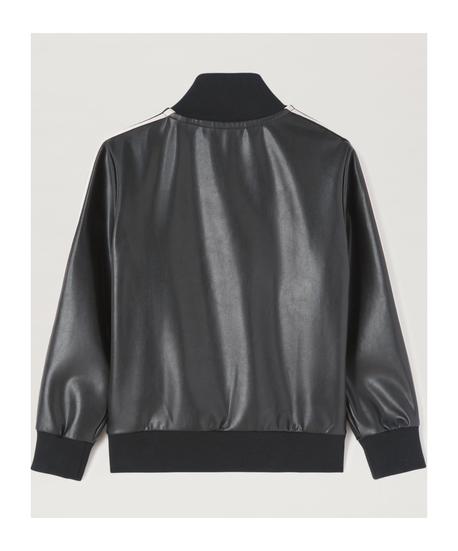 Palm Angels Zip-up Jacket In Black