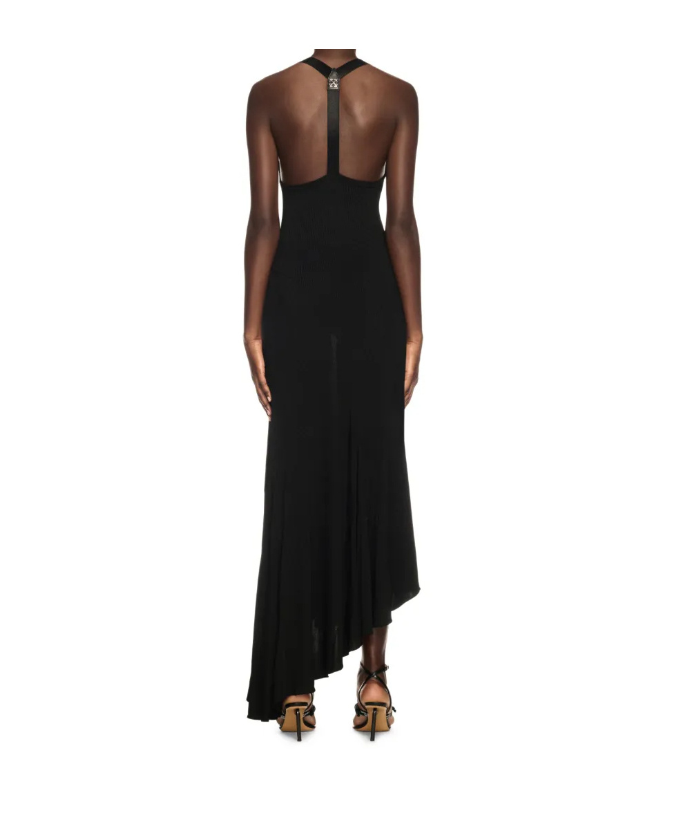 OFF-WHITE OFF-WHITE CUT-OUT ASYMMETRIC DRESS
