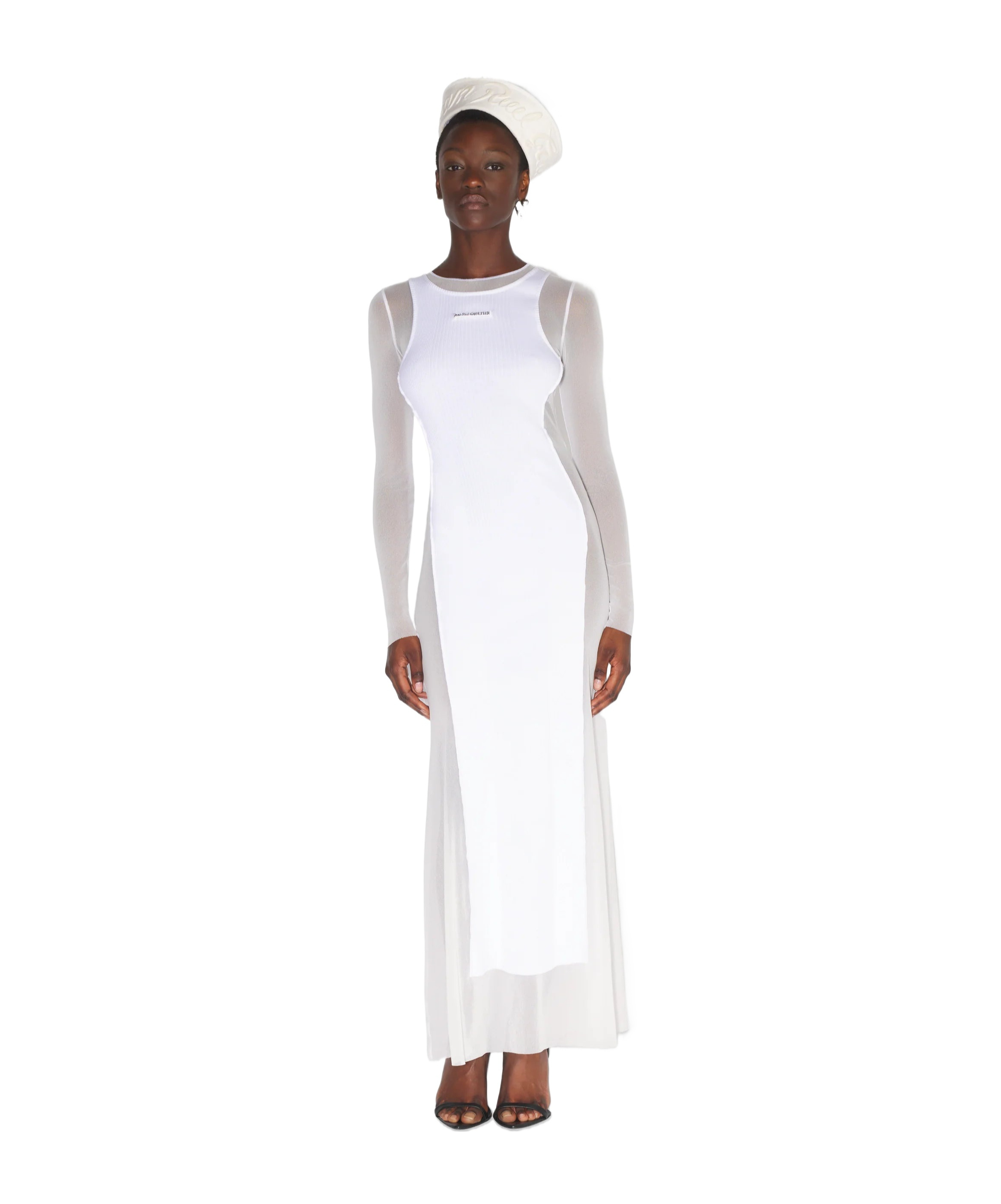 Jean Paul Gaultier Long Dress In White