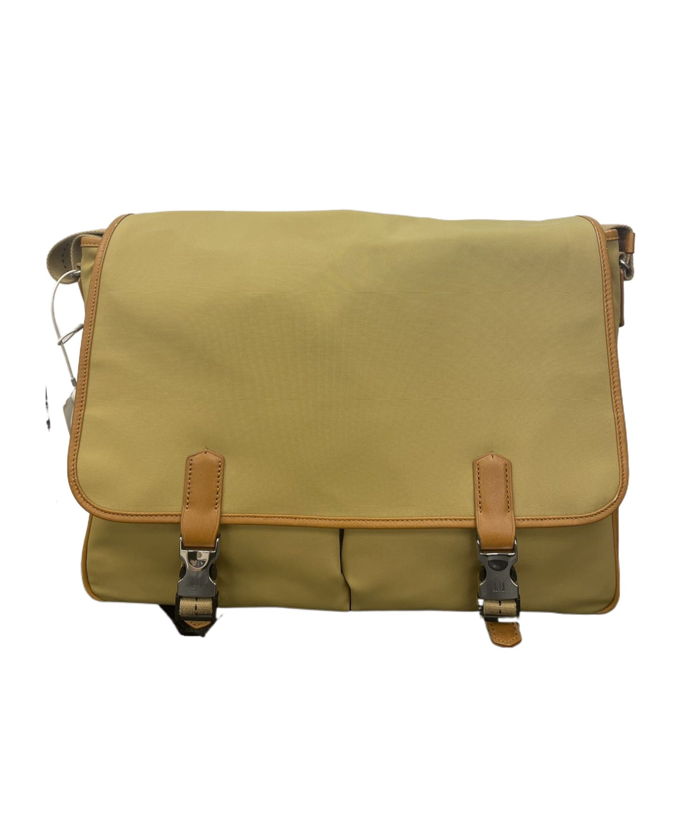 DUNHILL LOGO FLIP SHOULDER BAG
