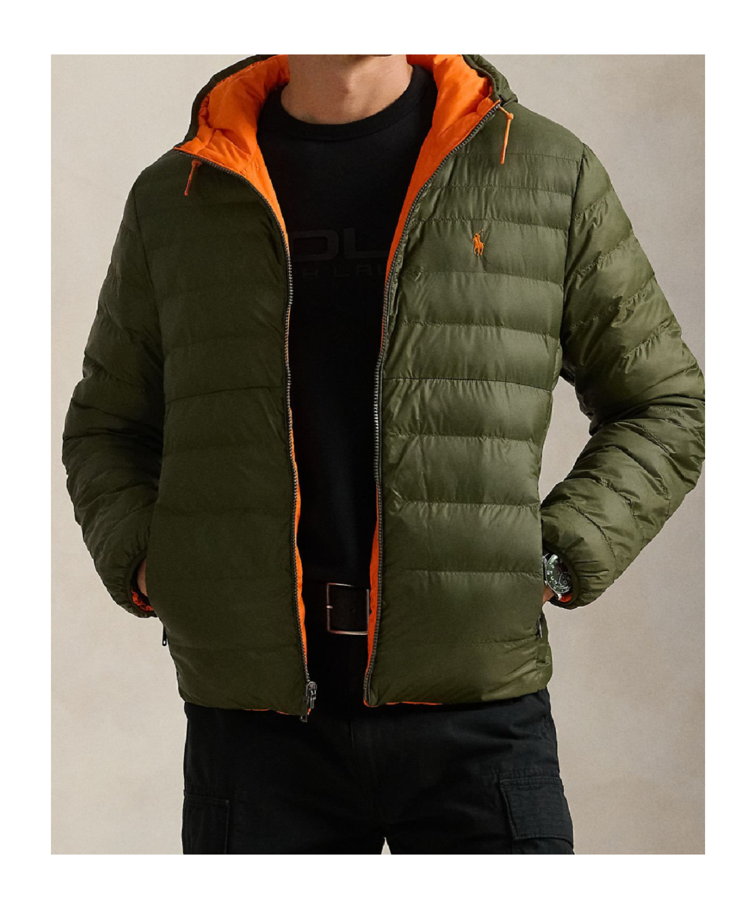 POLO RALPH LAUREN HOODED PADDED JACKET