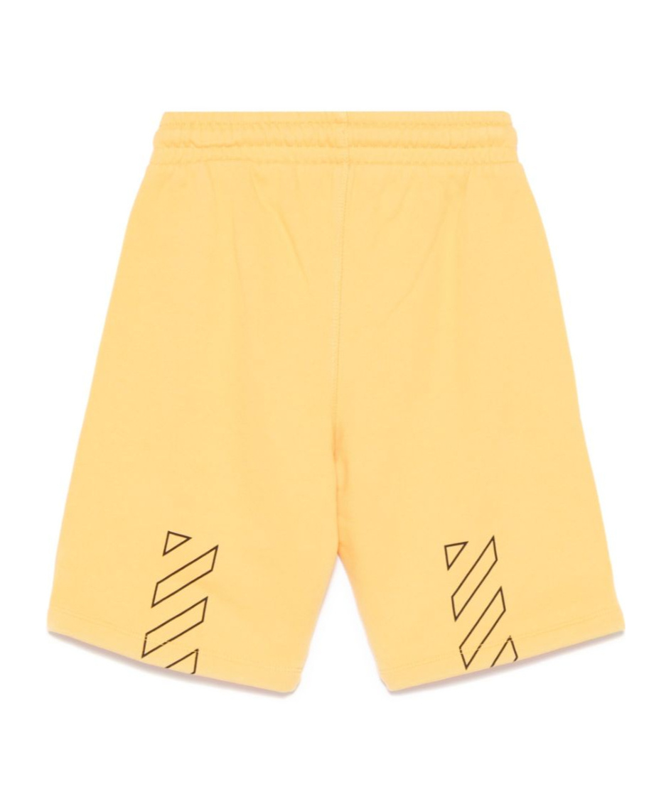 Off-white Bookish Shorts In Yellow