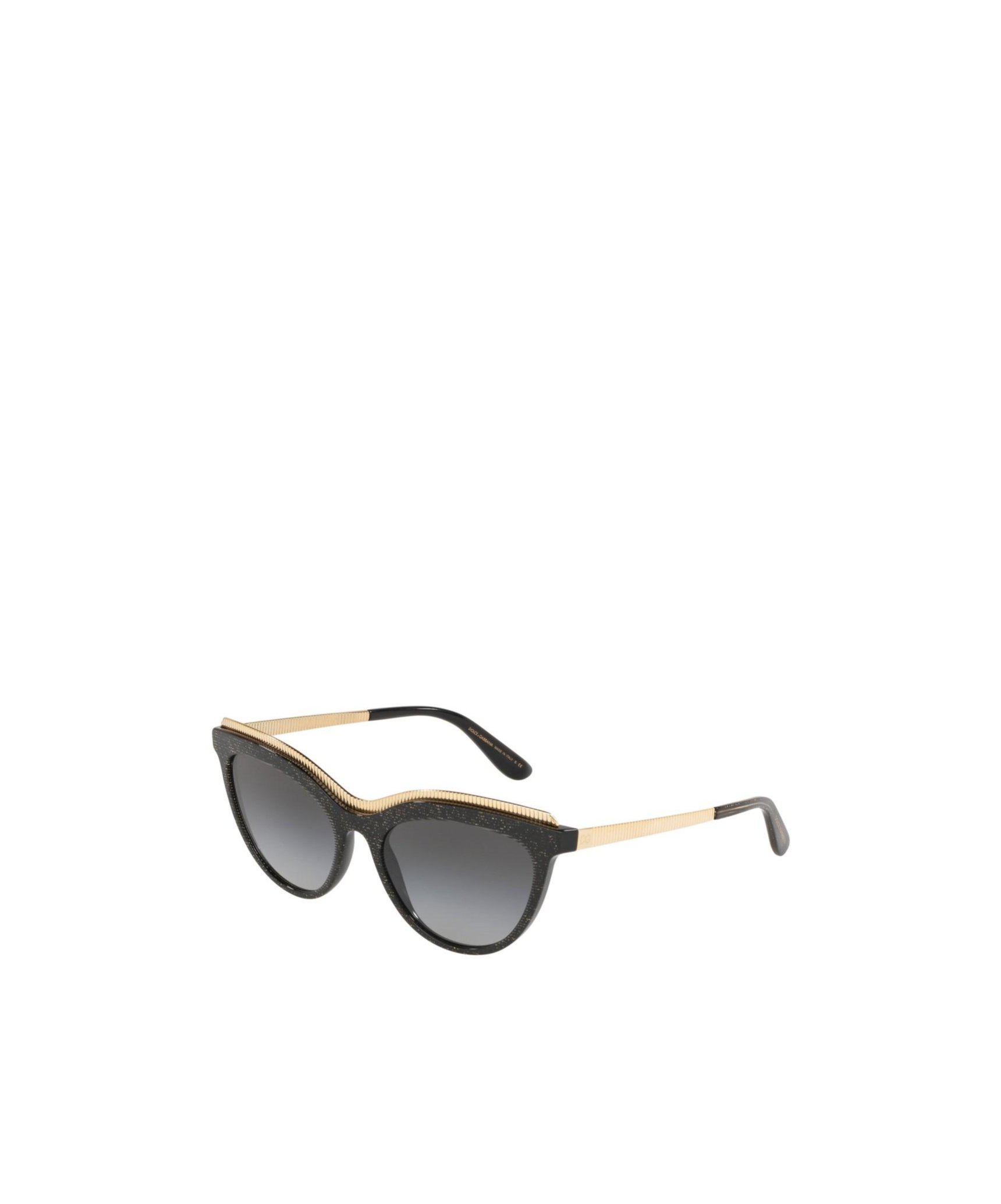 Dolce & Gabbana Cat Eye Sunglasses In Black