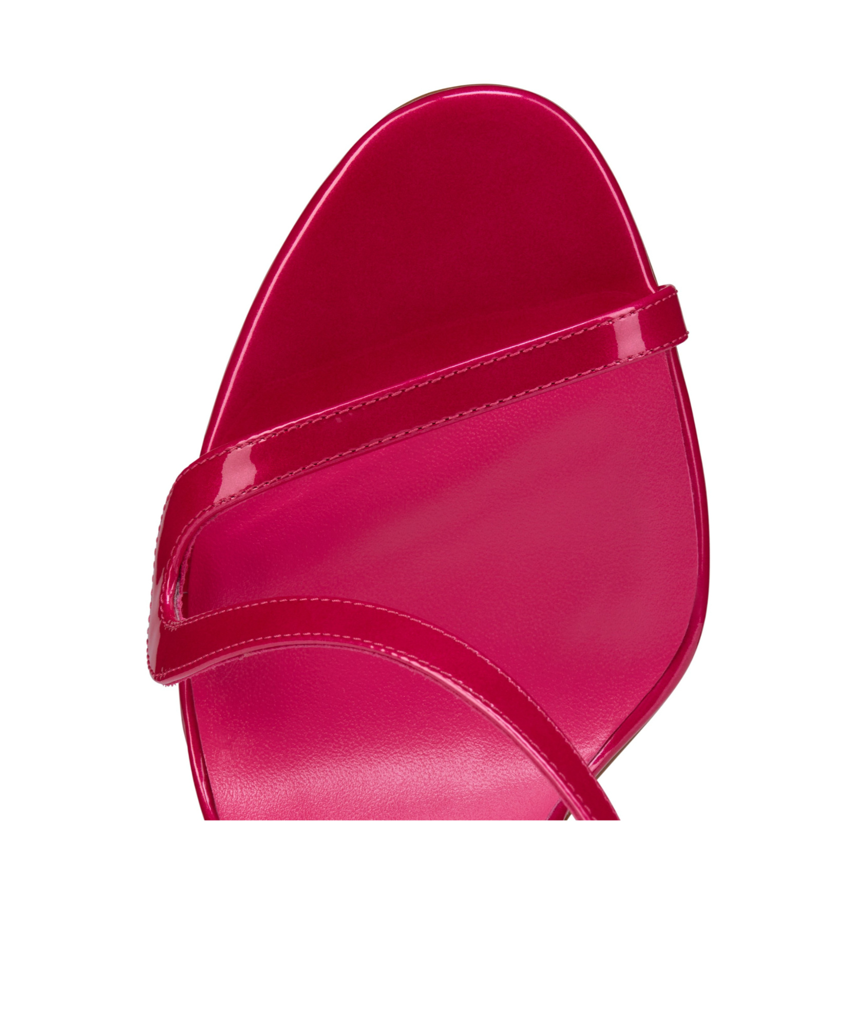 Christian Louboutin Rosa Z 80 Pvc-trimmed Patent-leather Sandals In Pink