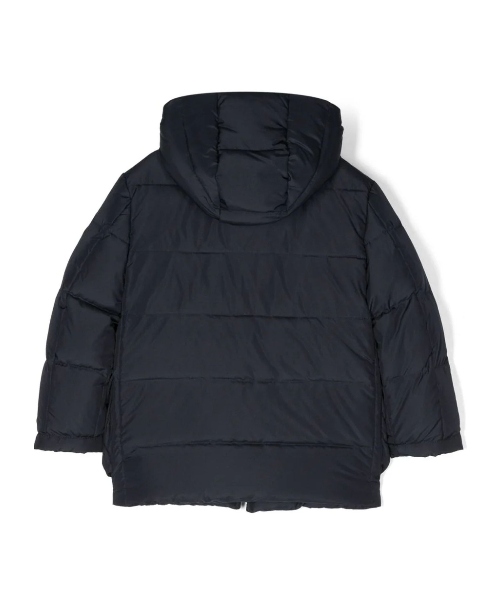 Fay 3 Ganci Hooded Down Jacket In Black