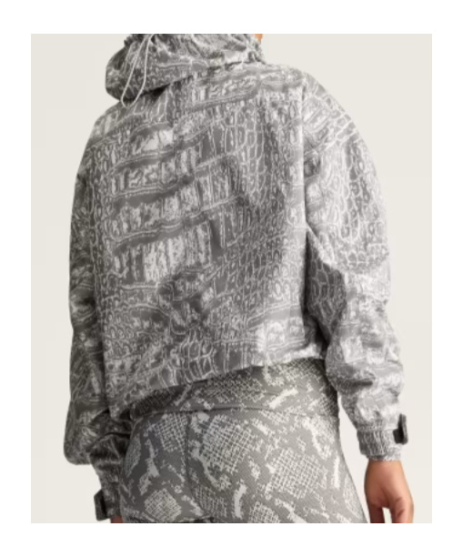 Adidas By Stella Mccartney Item Jacket Printed In Gray