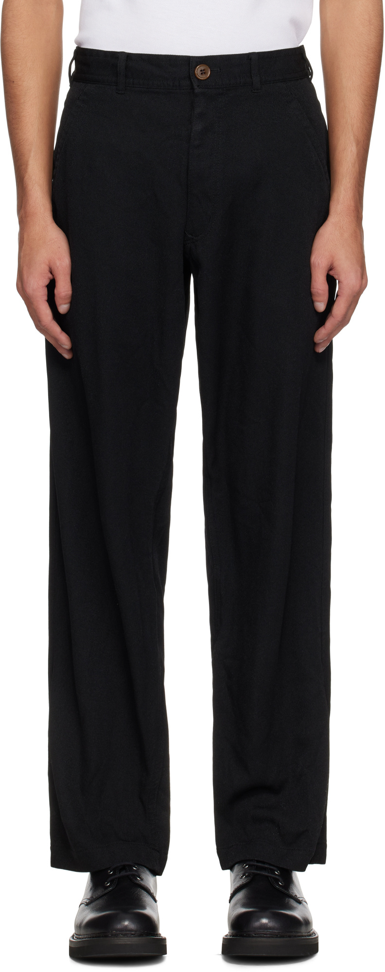 Comme Des Garçons Belt Loops Slacks