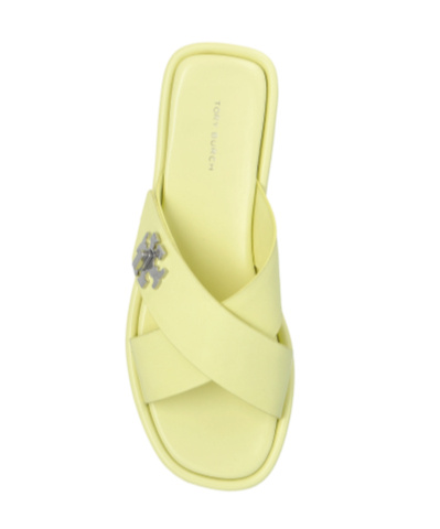 TORY BURCH LEATHER SLIDES