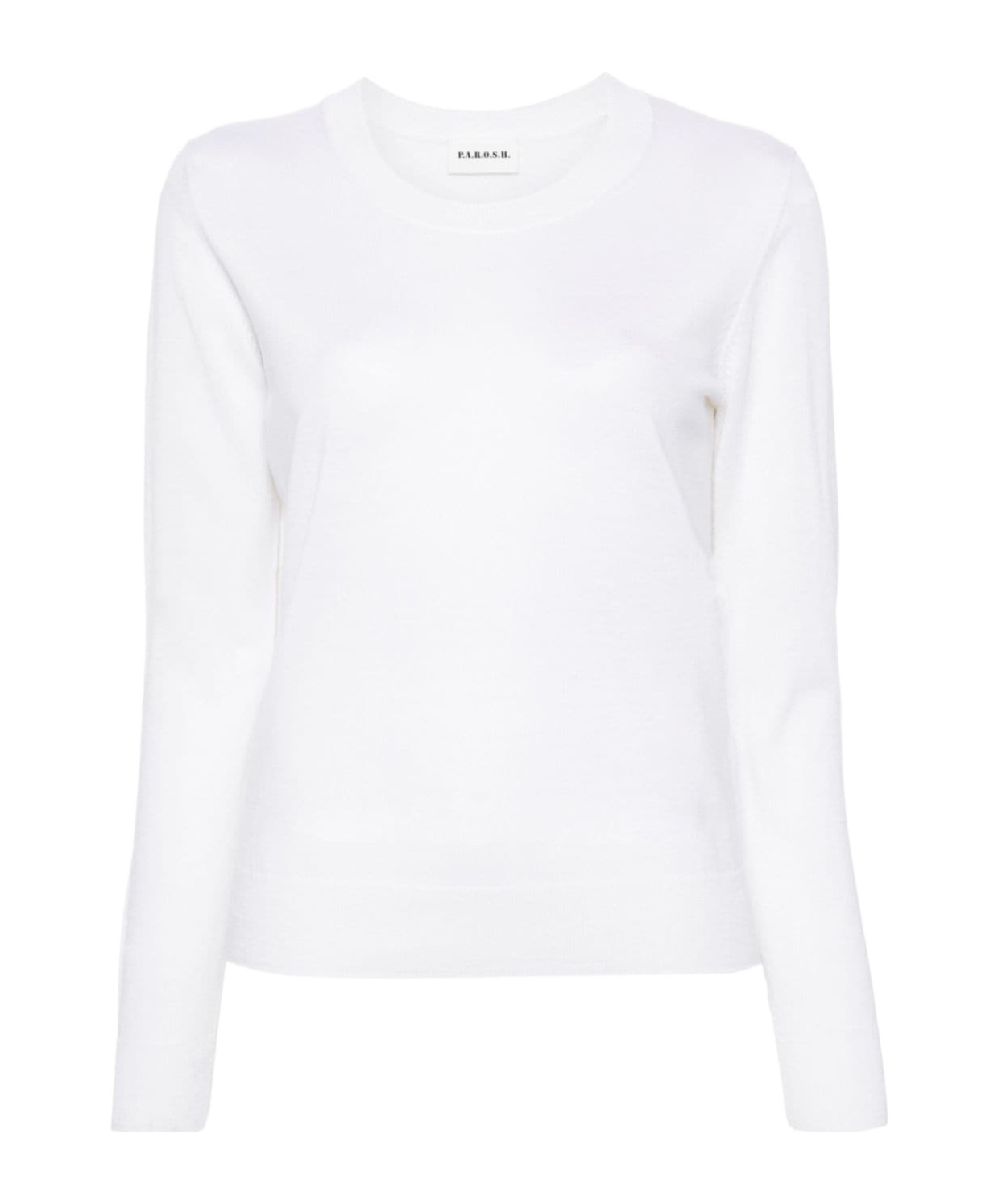 P.a.r.o.s.h Wool-silk-blend Jumper In White