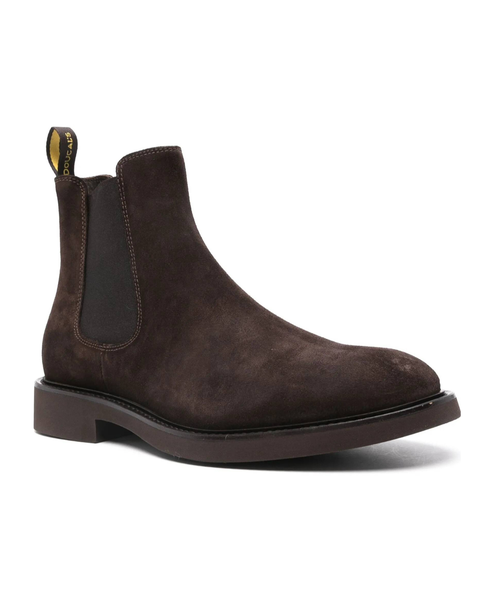 Doucal's Man Ankle Boots Dark Brown Size 8.5 Leather In Black