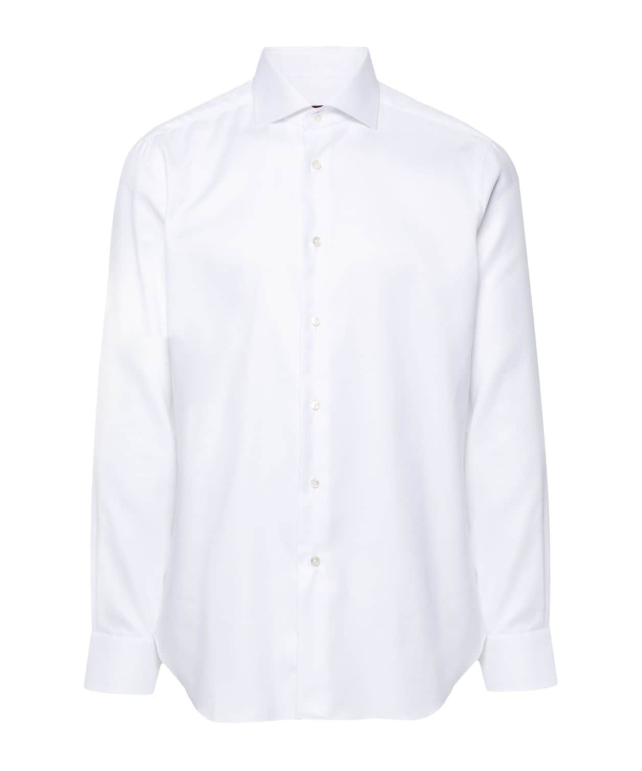 Barba Napoli Cotton Shirt In White