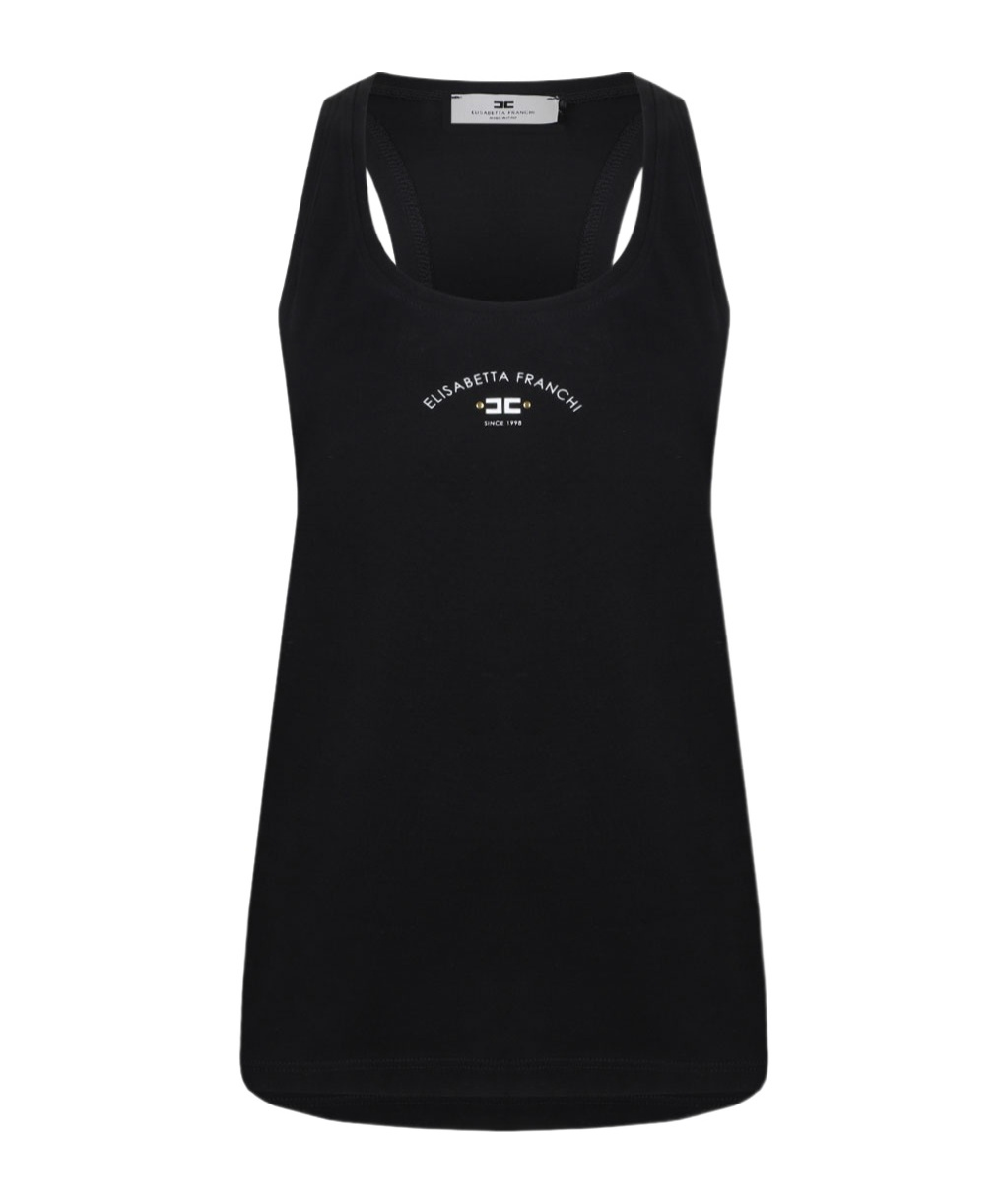 Elisabetta Franchi T-shirts And Polos In Black