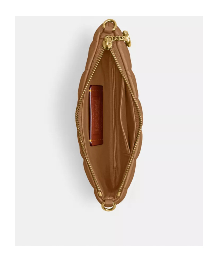 Coach Quilted Crossbody Bag In Brown