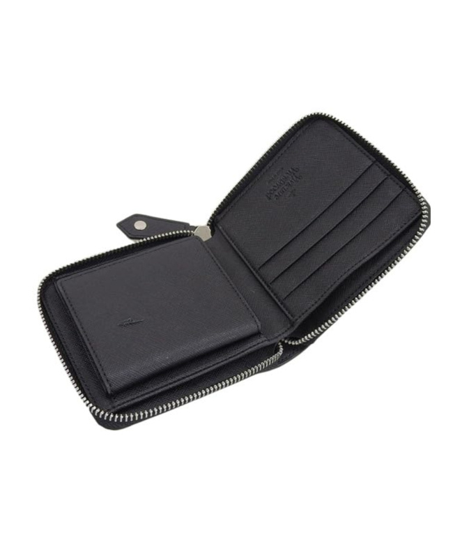 VIVIENNE WESTWOOD SQUARE WALLET WITH ROUNDED CORNERS