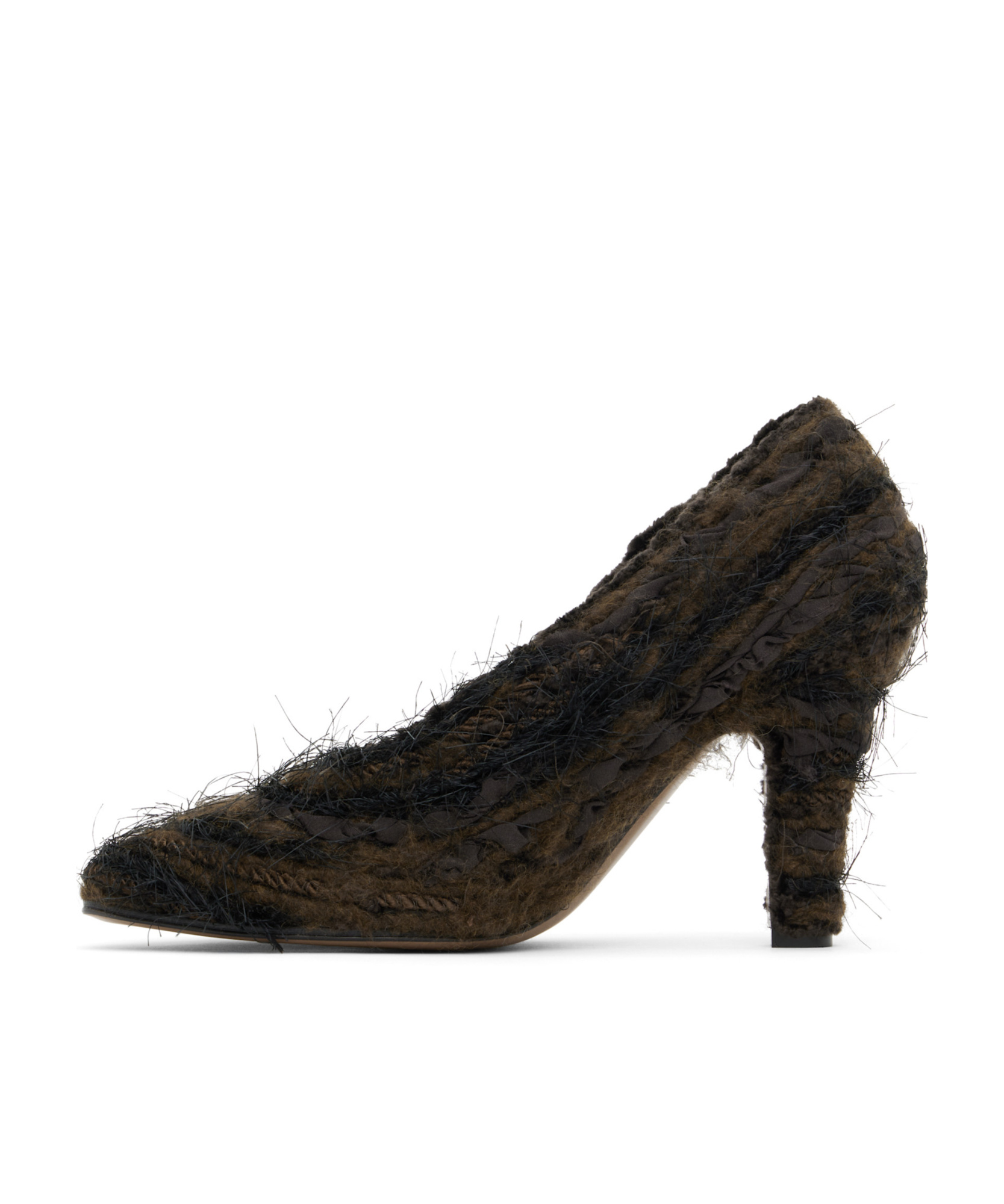 The Row Knitted Detail High Heels In Black