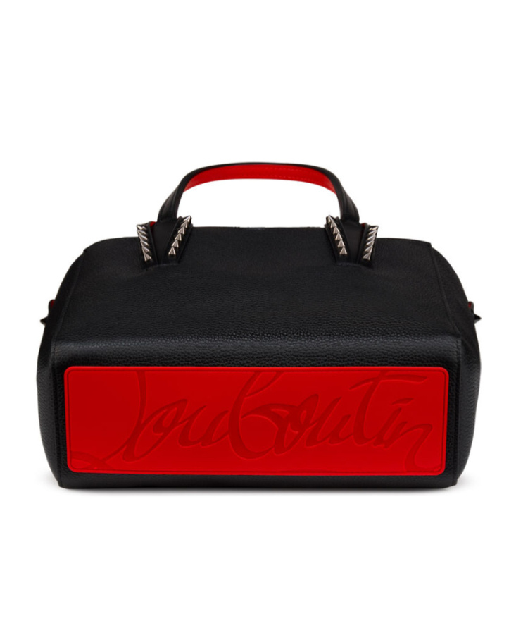 Christian Louboutin Cabata Stud Embellished Mini Tote Bag In Black