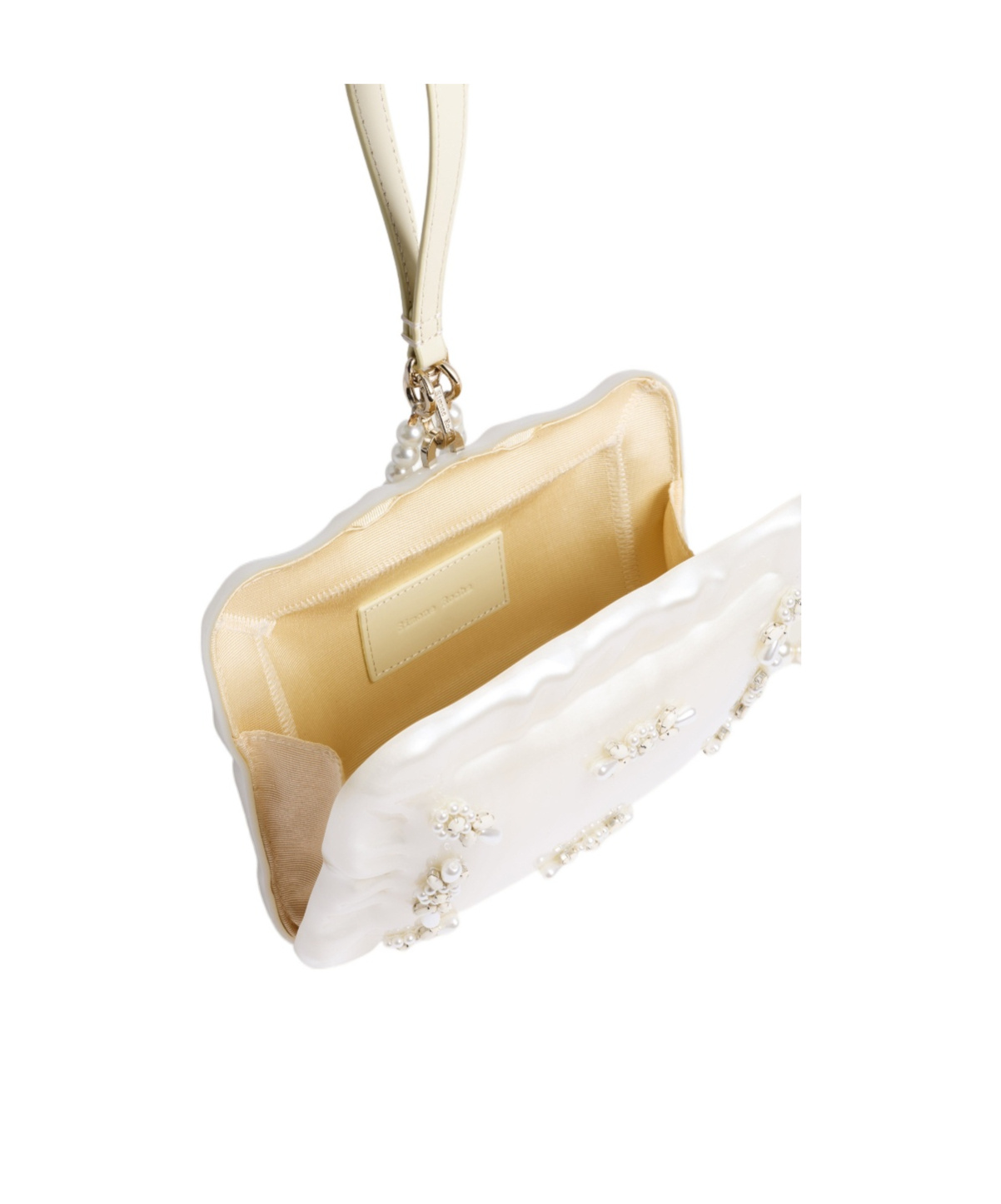 Simone Rocha Pillowcase Faux Pearl Clutch In Multi
