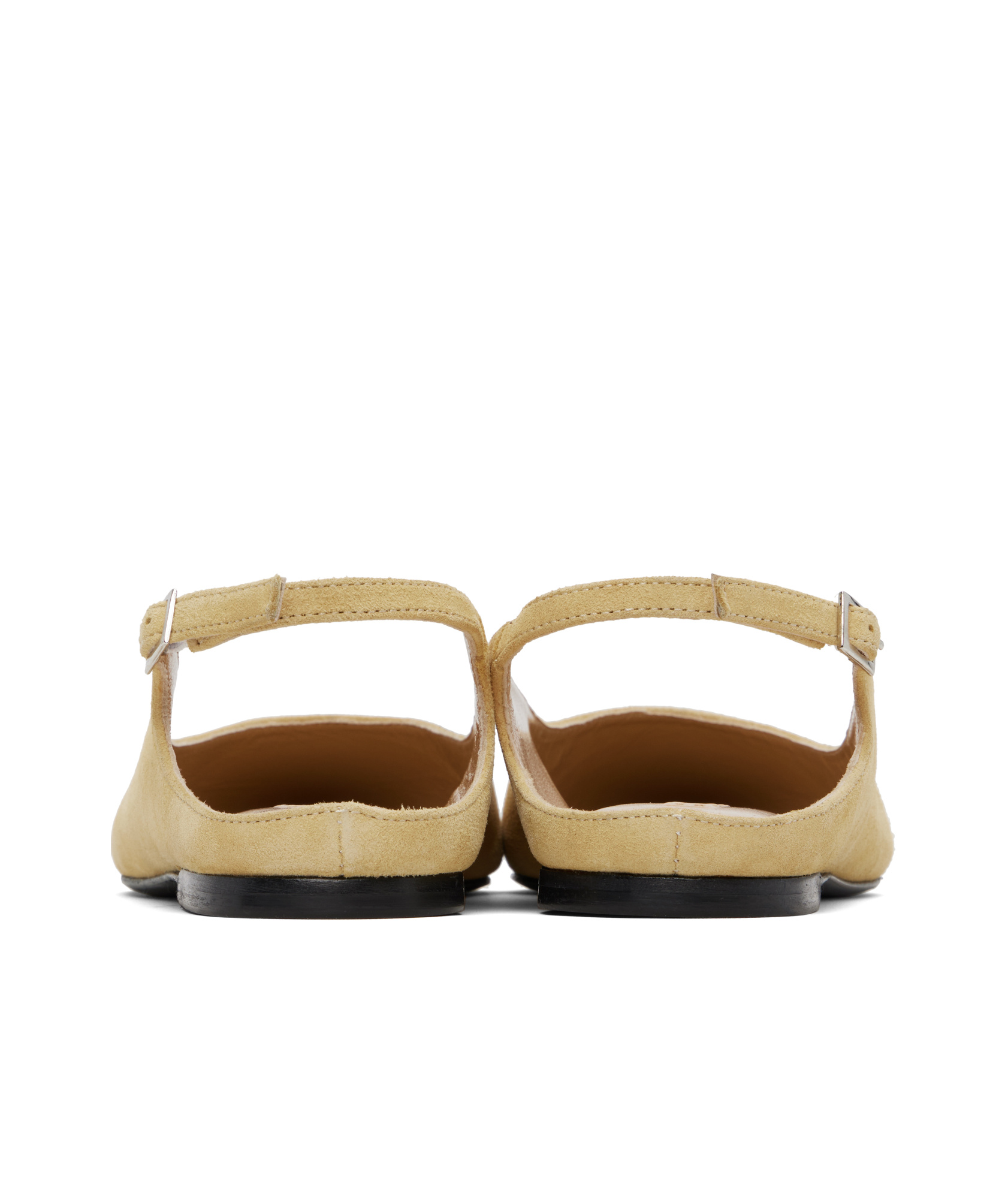 Shop By Far Pointed Toe Ballet Flats