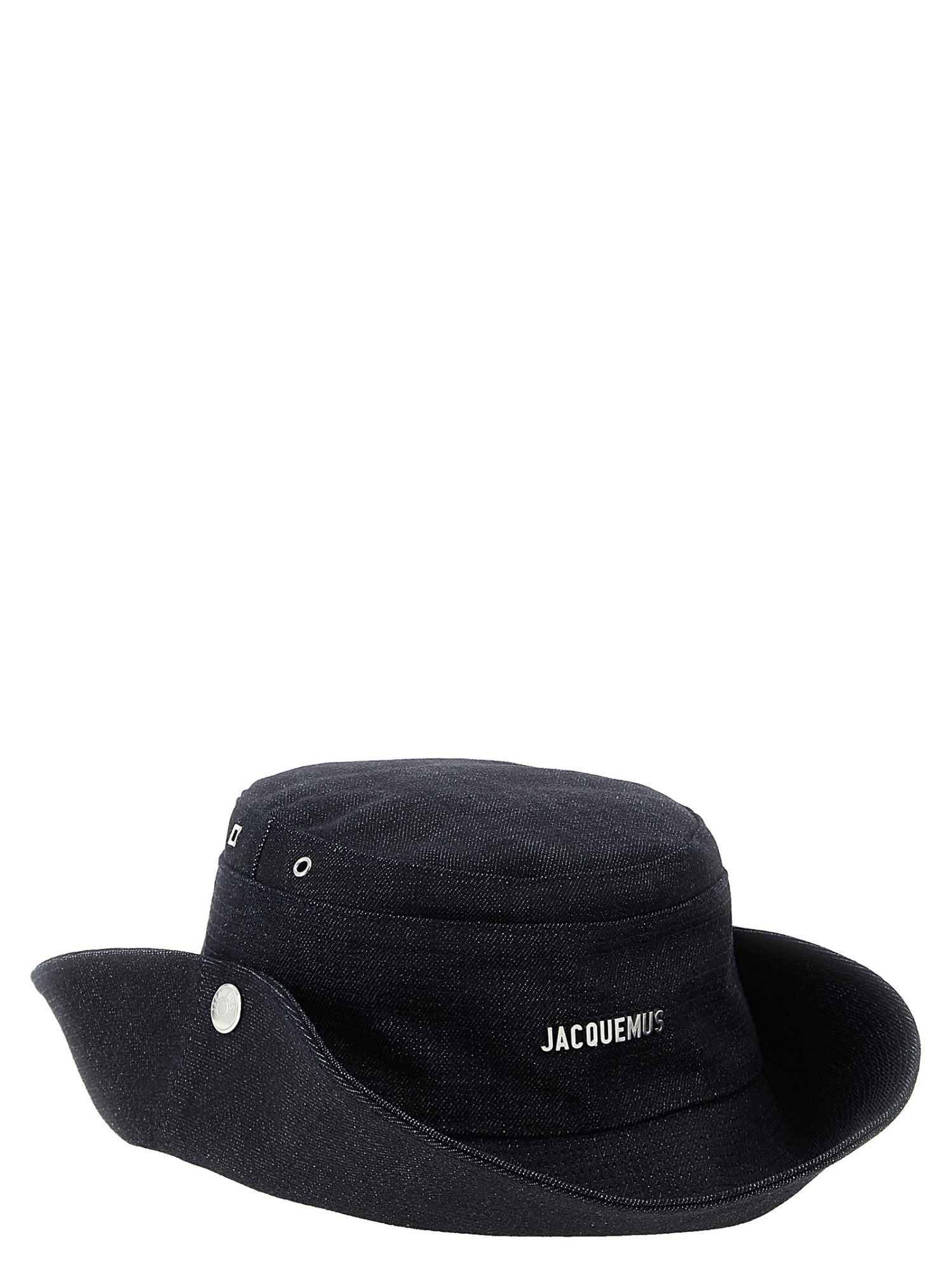 Jacquemus Logo Hat In Black