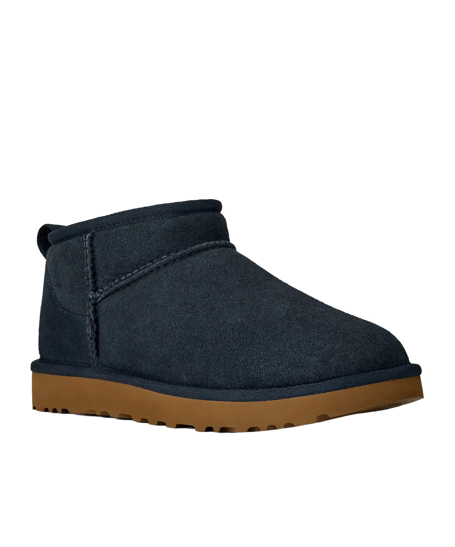 Ugg Dark Indigo Solid Slip On Boots In Black