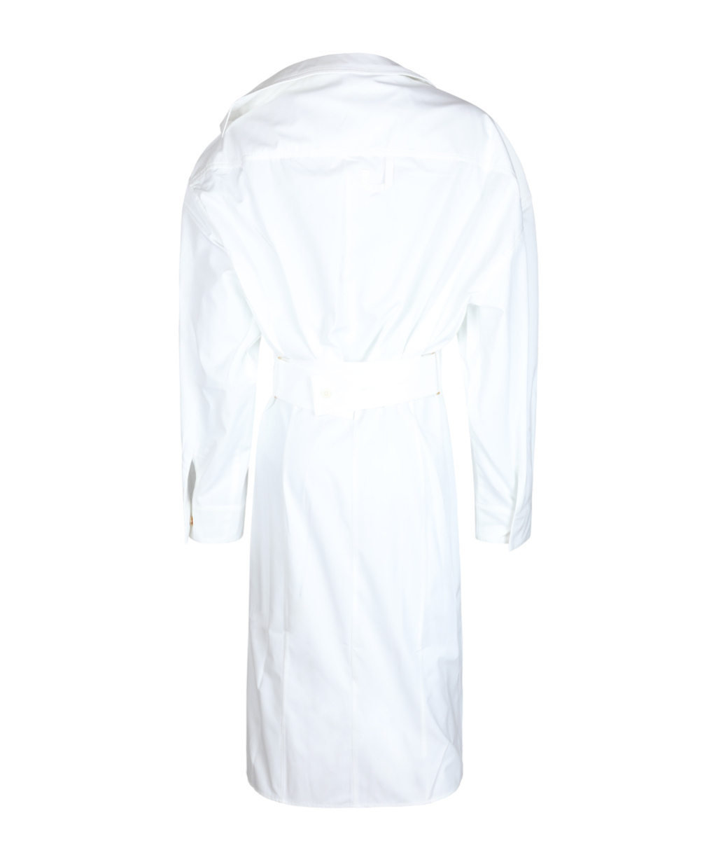 Jacquemus White Chemise Dress In White