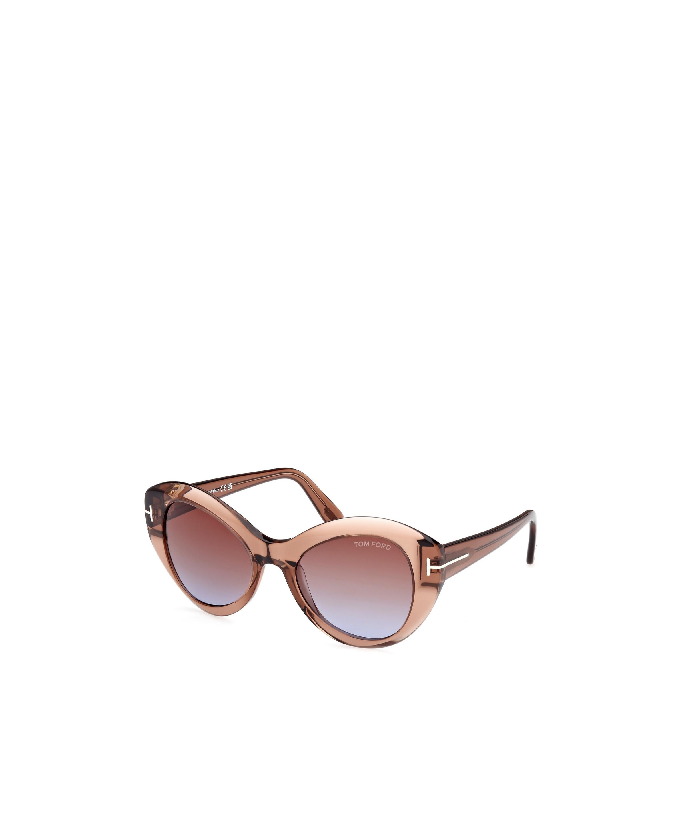 Tom Ford Eyewear Butterfly Frame Sunglasses In Multicolor
