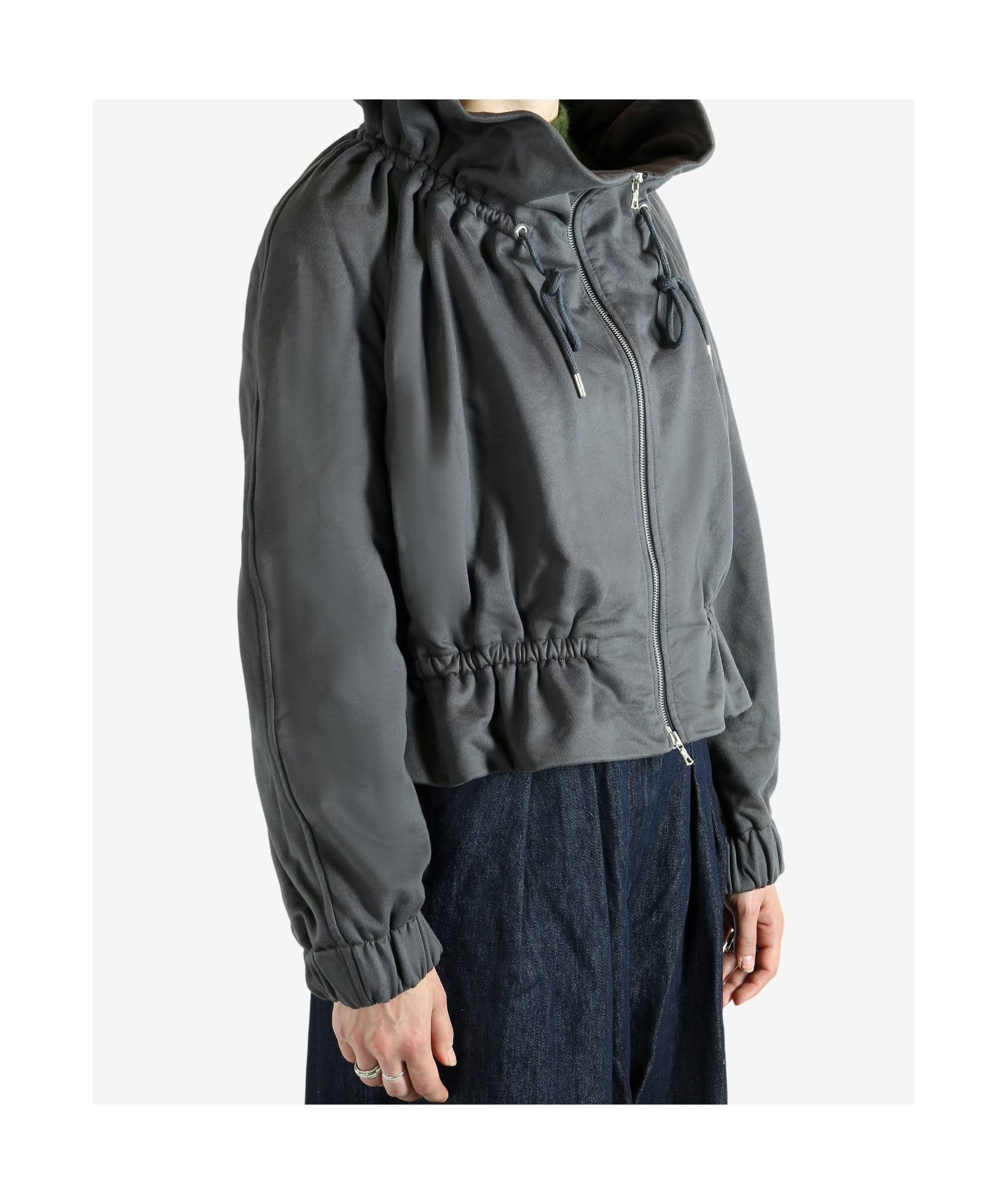 Dries Van Noten Long-sleeved Casual Jacket In Gray