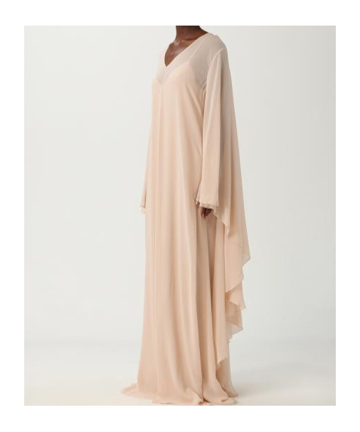 Alberta Ferretti Long-sleeved Dress In Brown