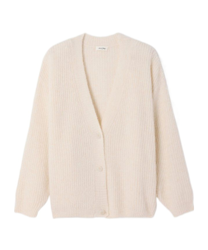American Vintage Long-sleeved Cardigan In Neutral