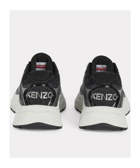 Kenzo Low Top Sneakers With Chunky Rubber Sole In Black
