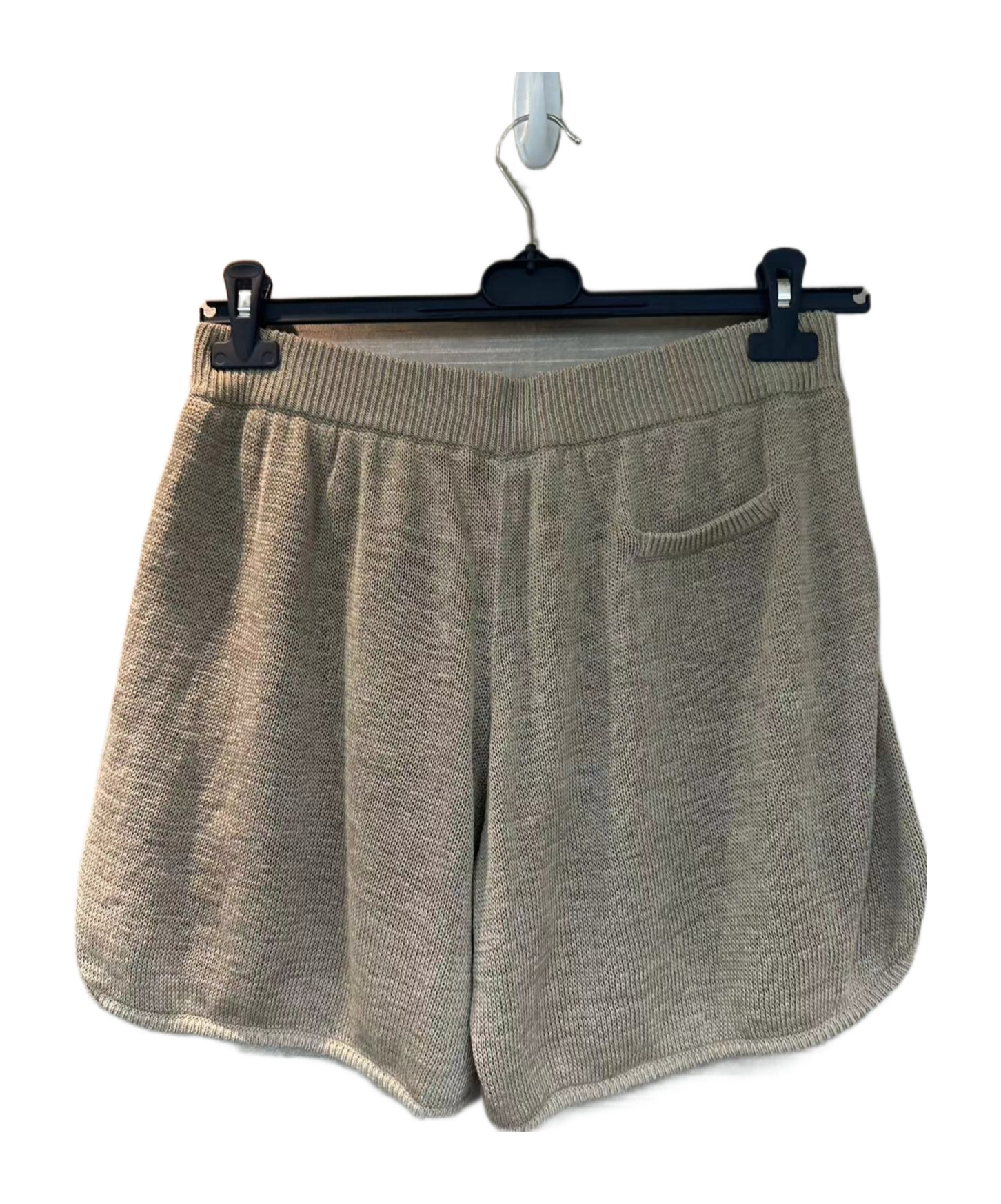 Shop Brunello Cucinelli Elastic Drawstring Shorts In Gray