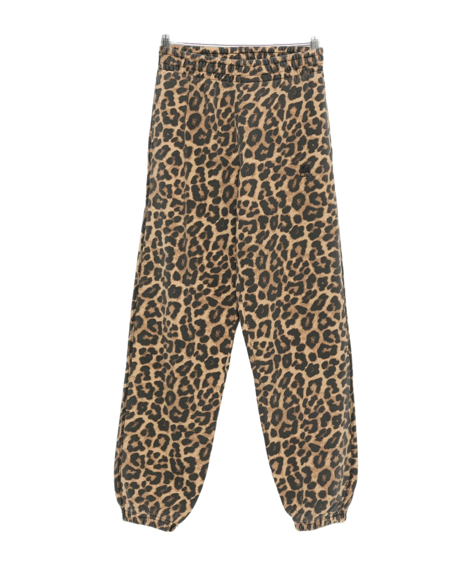 Anine Bing Leopard-print Track Pants In Brown