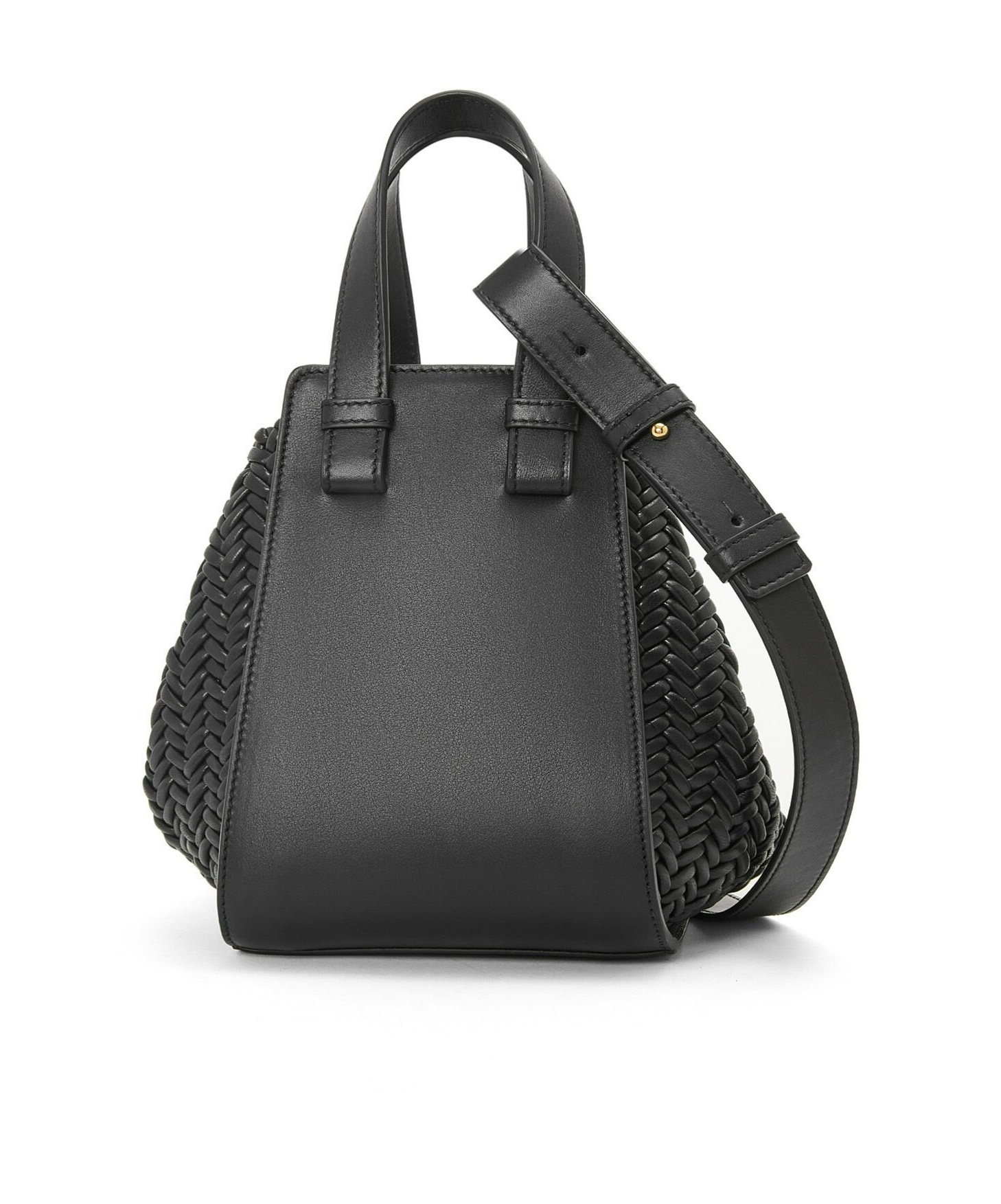 Loewe Leather Hammock Top-handle Bag In Black