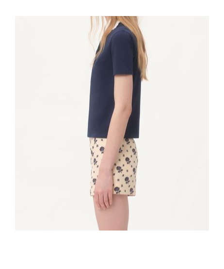 Valentino Garavani Embroidered Cotton Sweatshirt Polo Shirt In Black