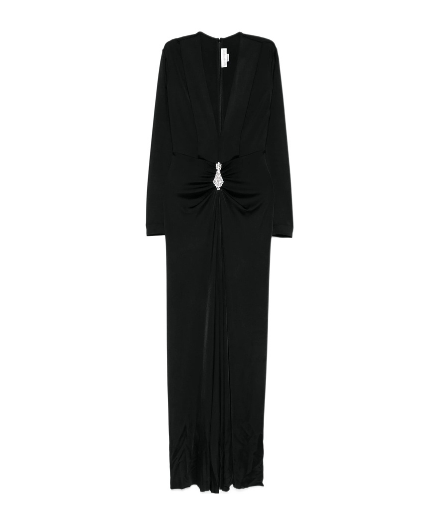 Victoria Beckham Long-sleeved Maxi Dress