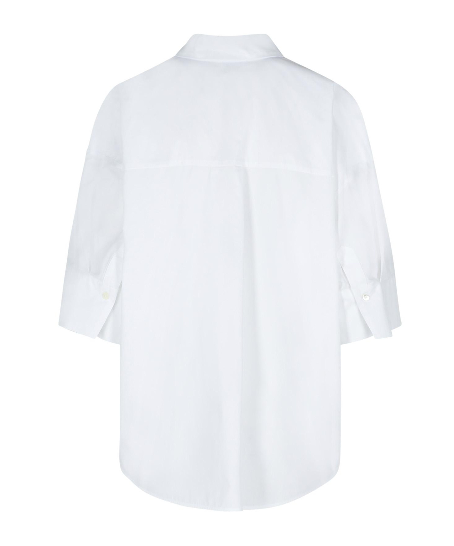 P.a.r.o.s.h White Cotton Shirt In White