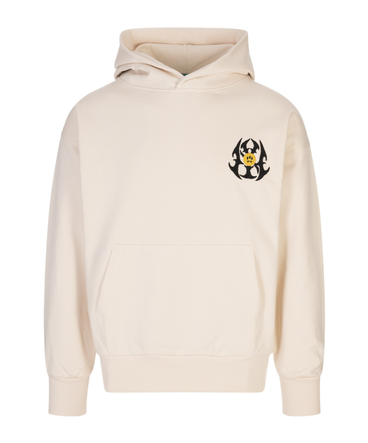 Barrow Printed Hooded Sweatshirt In Neutral