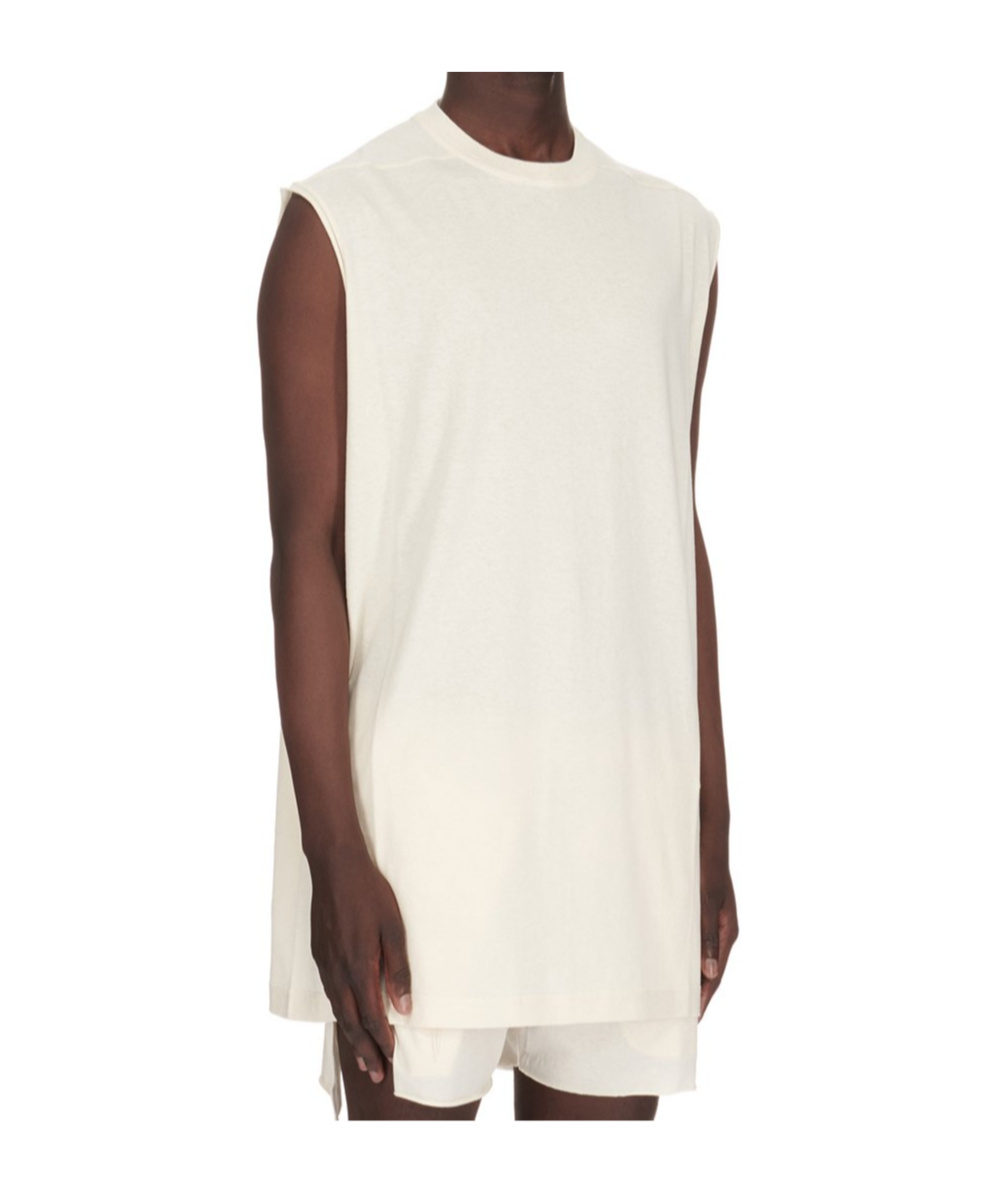 Rick Owens Tarp T Cotton Tank Top In White